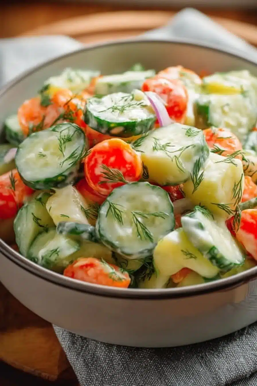 Recette de salade de concombres