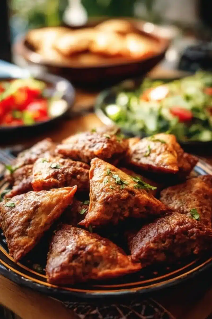 Bricks à la viande hachée à la marocaine