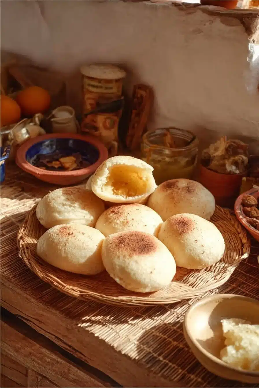 Batbouts marocains – pains moelleux traditionnels de la cuisine marocaine