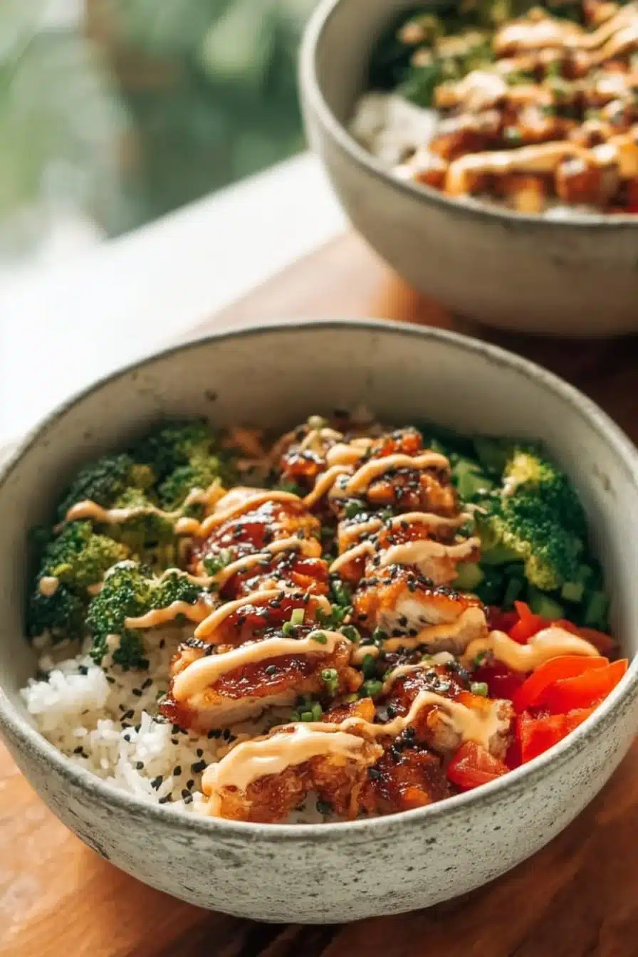 Bol de Poulet Collant Sain