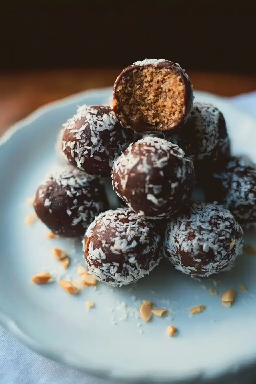 Boules d’Énergie sans dattes, collations saines et nutritives
