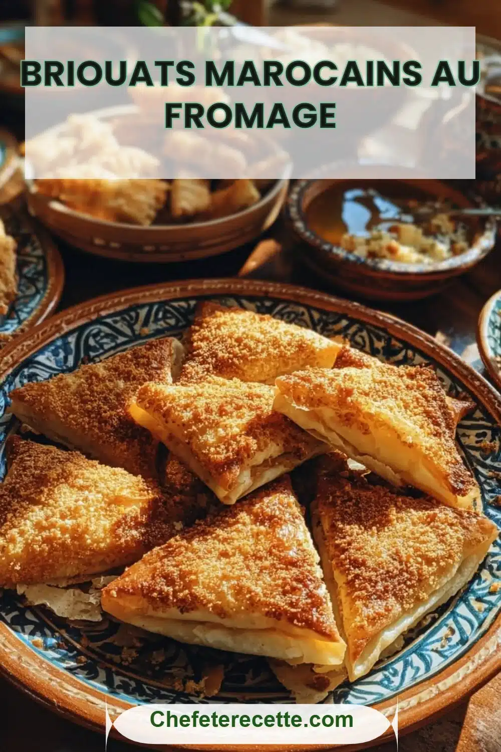 Briouats marocains au fromage