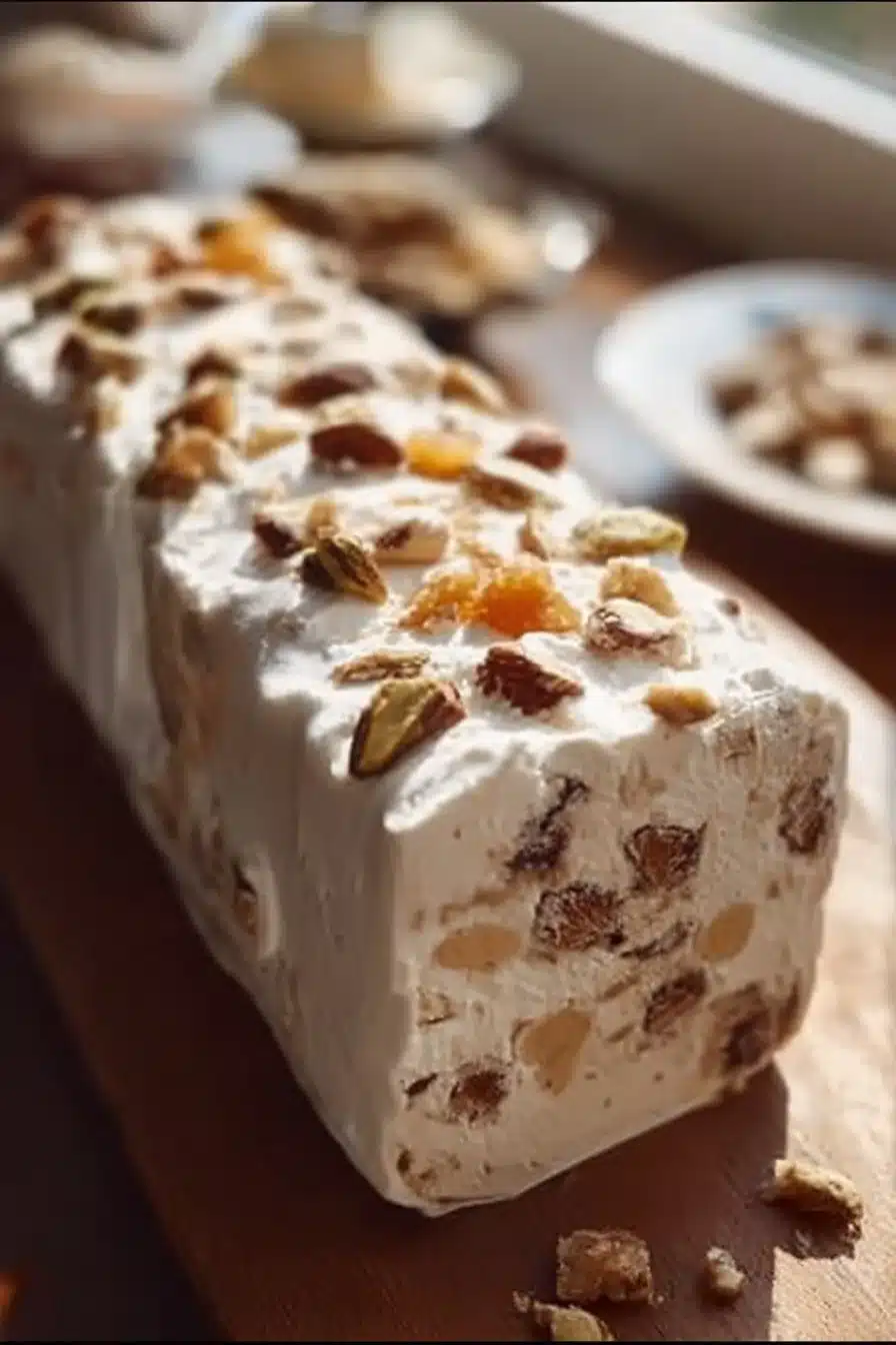 Bûche Nougat Glacé