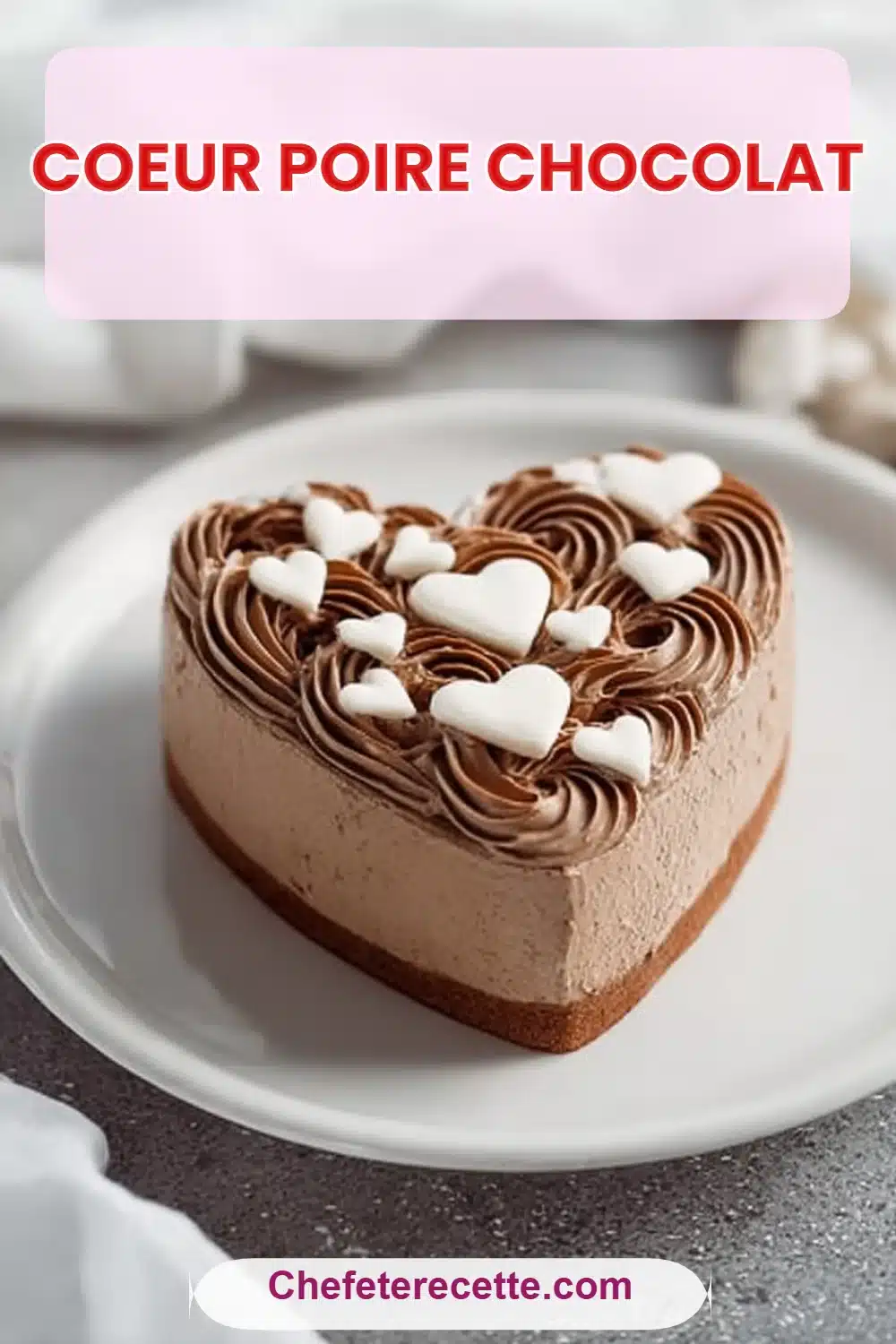 Coeur Poire Chocolat