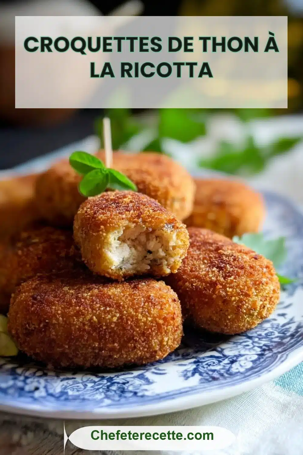 Croquettes de thon à la Ricotta