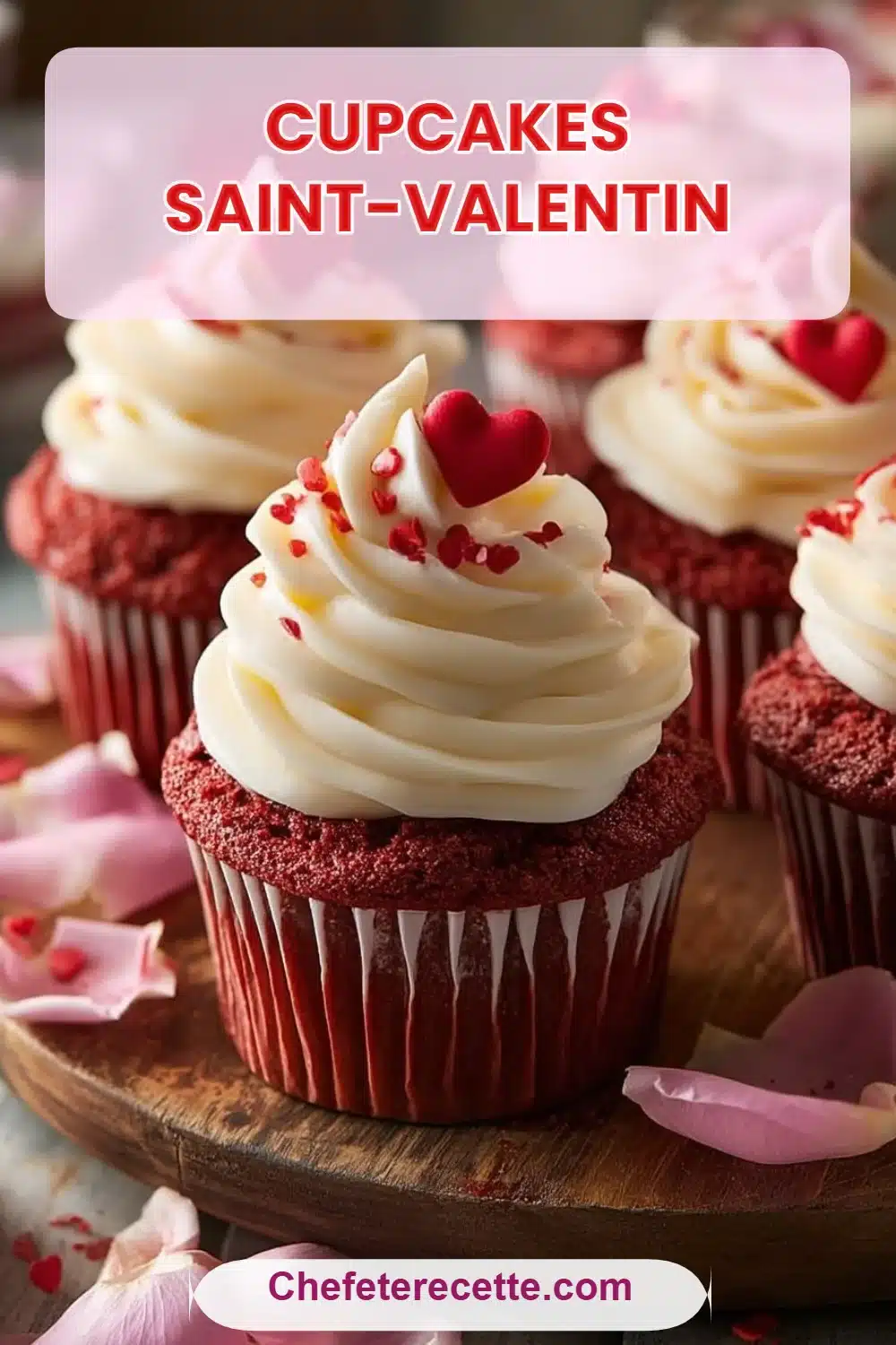 Cupcakes Saint-Valentin