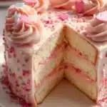 Gâteau Bento décoré pour la Saint-Valentin avec des cœurs et des couleurs romantiques