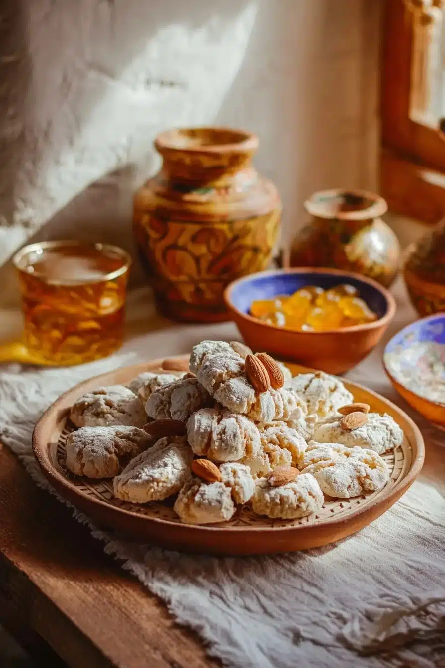 Ghriba aux amandes, biscuits aux amandes savoureux et authentiques