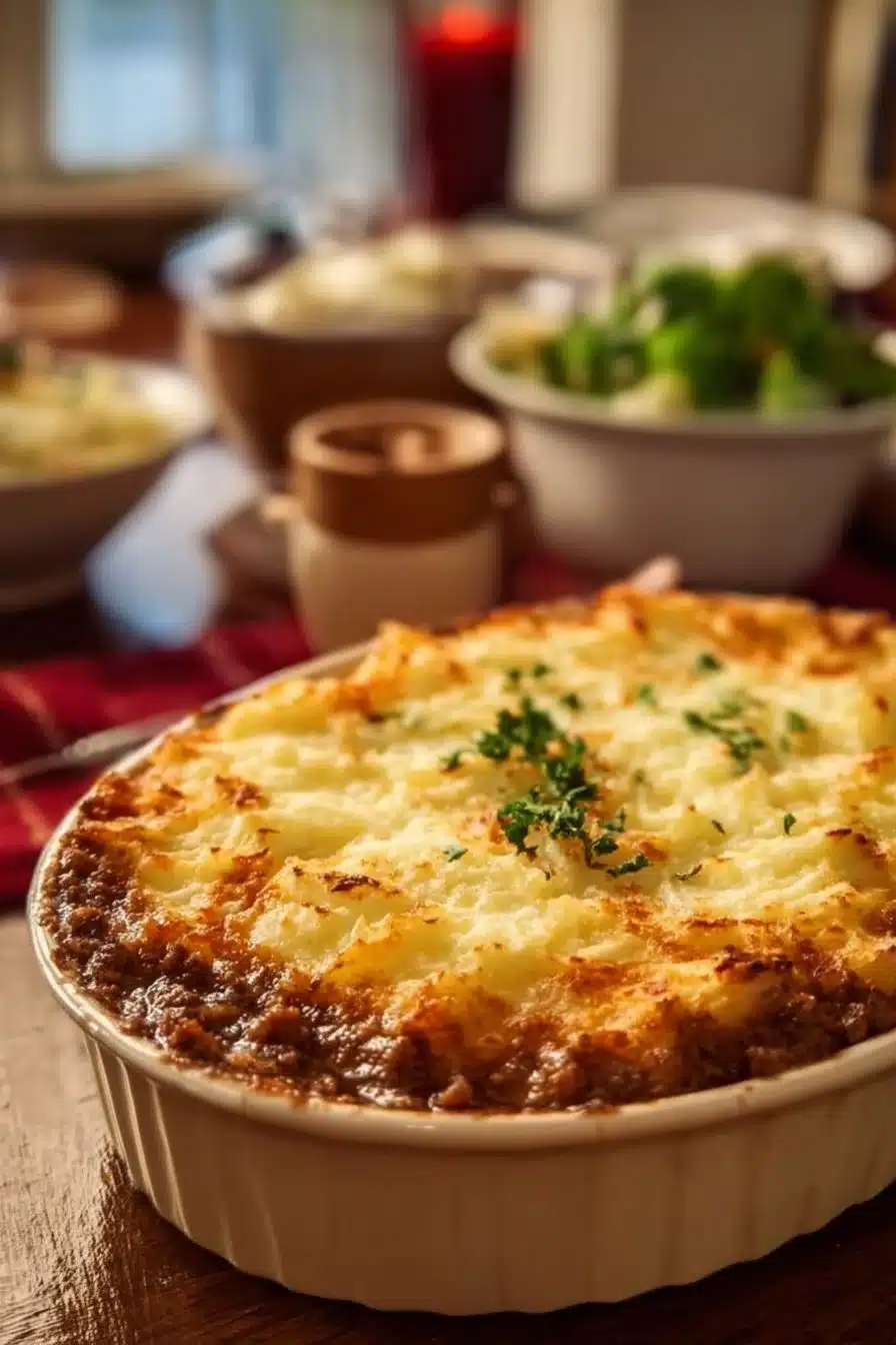 Hachis Parmentier de Grand-Mère préparé avec soin et ingrédients frais.
