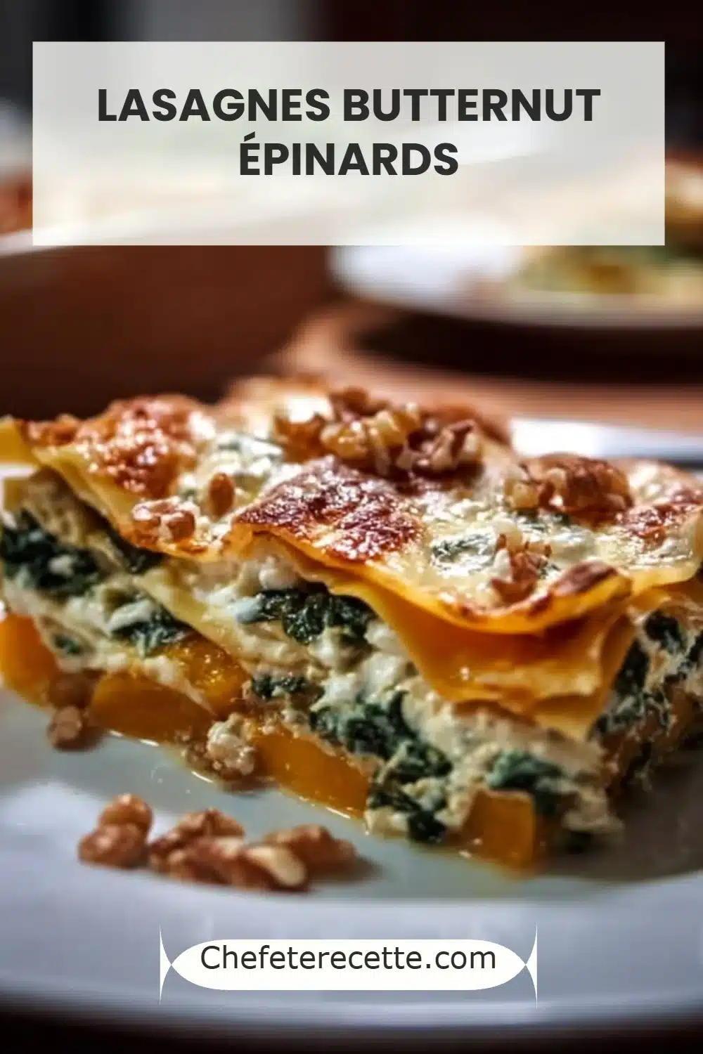 Lasagnes Butternut Épinards