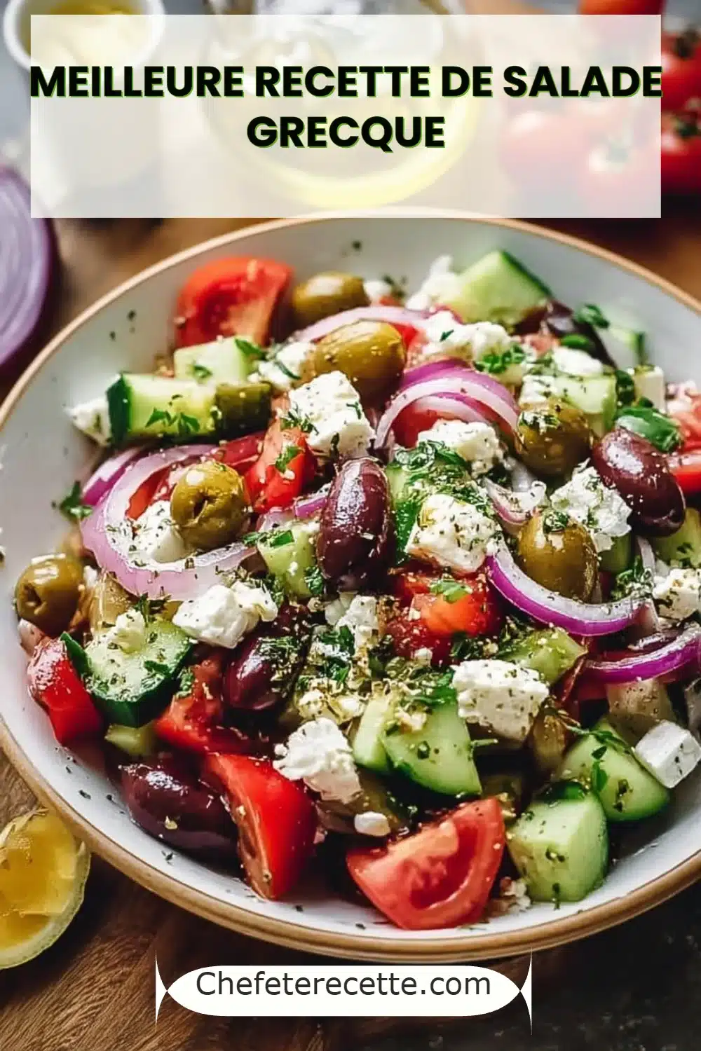 Meilleure recette de salade grecque