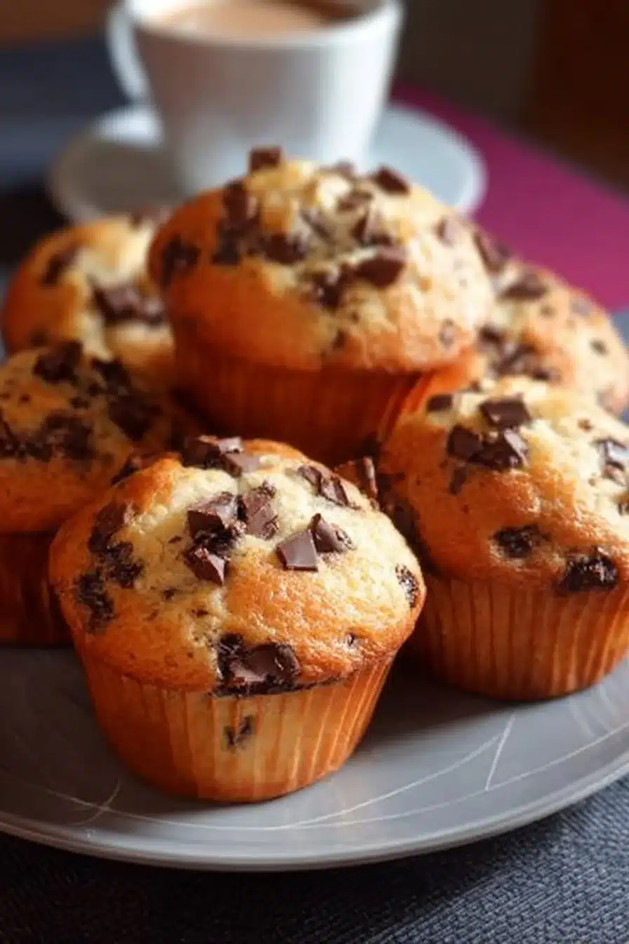 Muffins aux pépites de chocolat