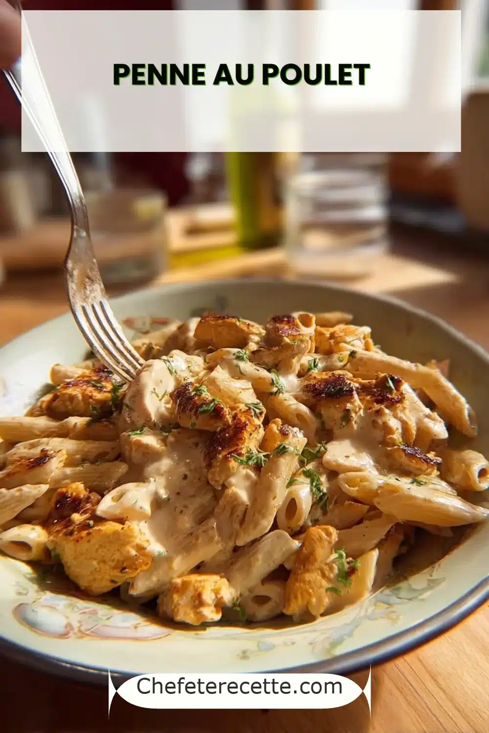 Penne au poulet