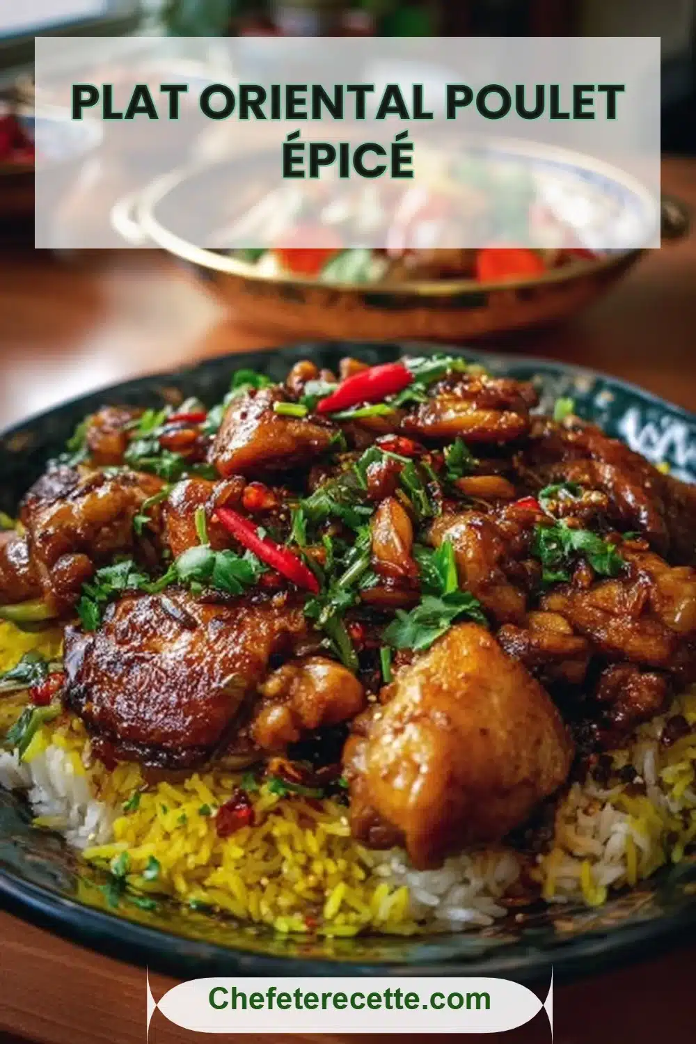 Plat Oriental Poulet Épicé