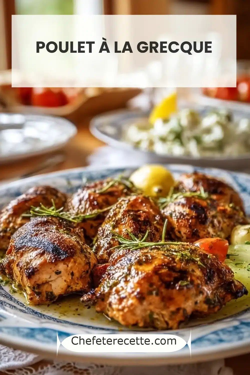 Poulet à la grecque