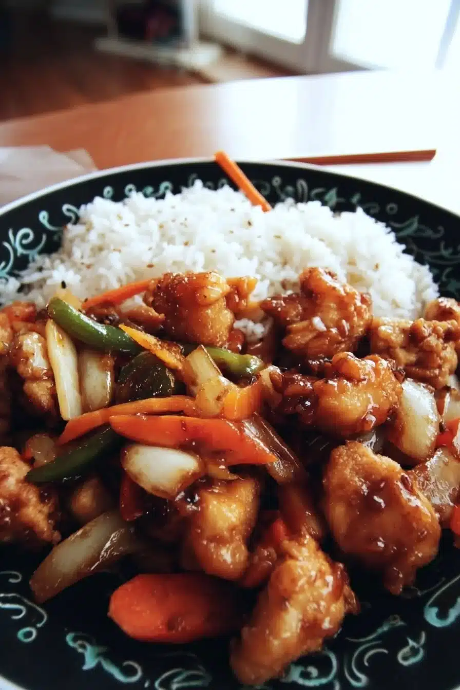Recette de poulet aux saveurs asiatiques avec épices et ingrédients frais