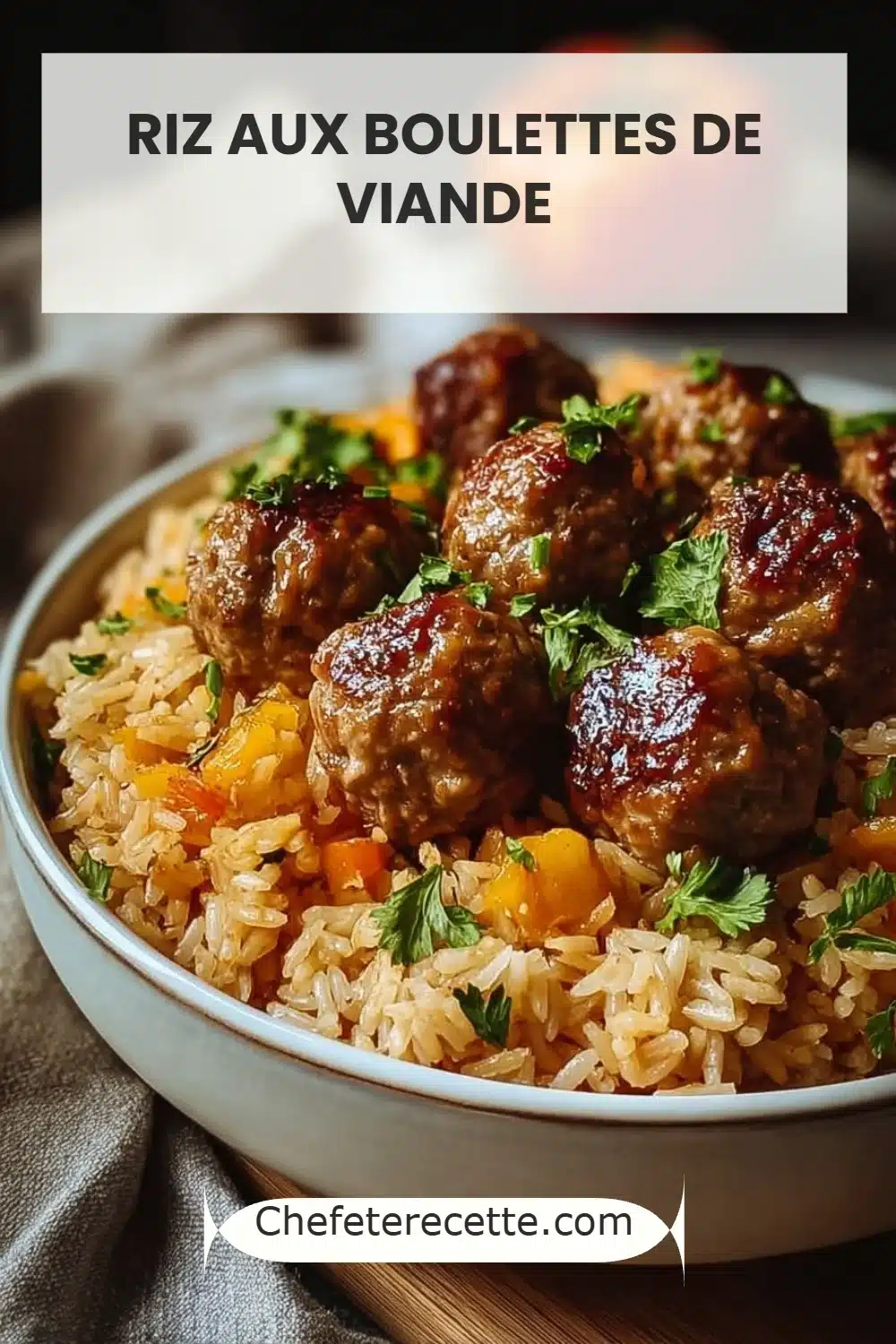 Riz aux Boulettes de Viande