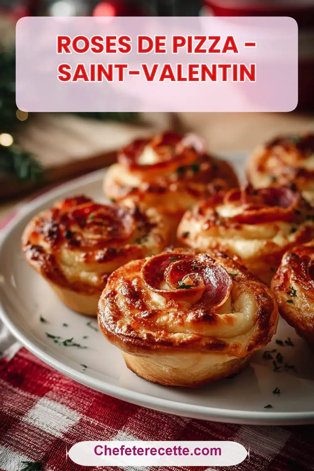 Roses de Pizza - Saint-Valentin