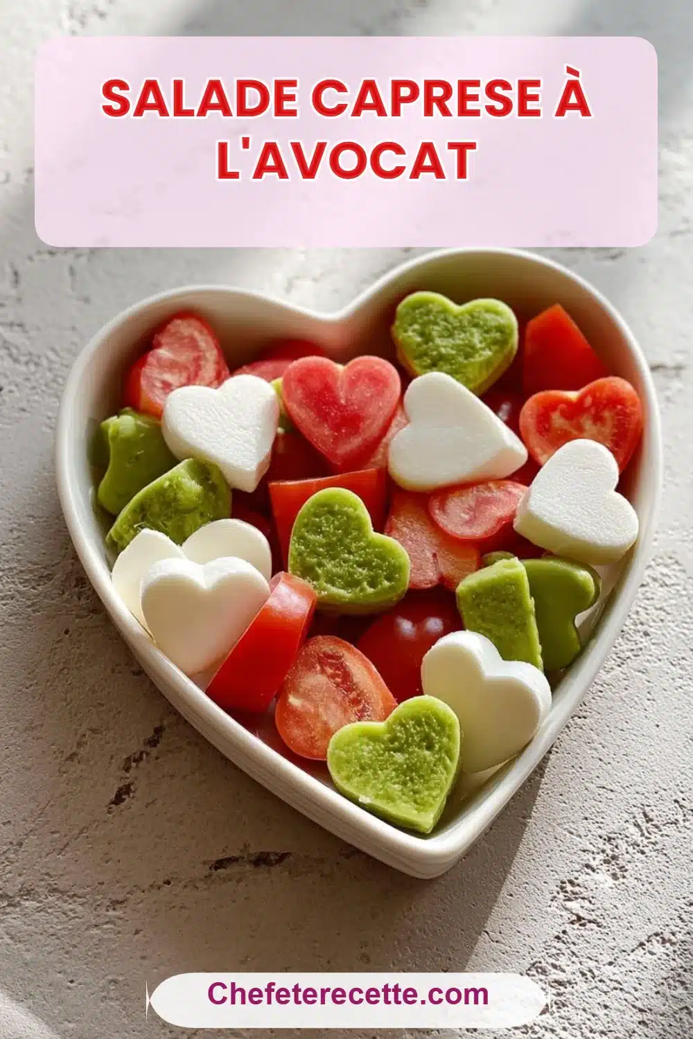 Salade Caprese à l'avocat