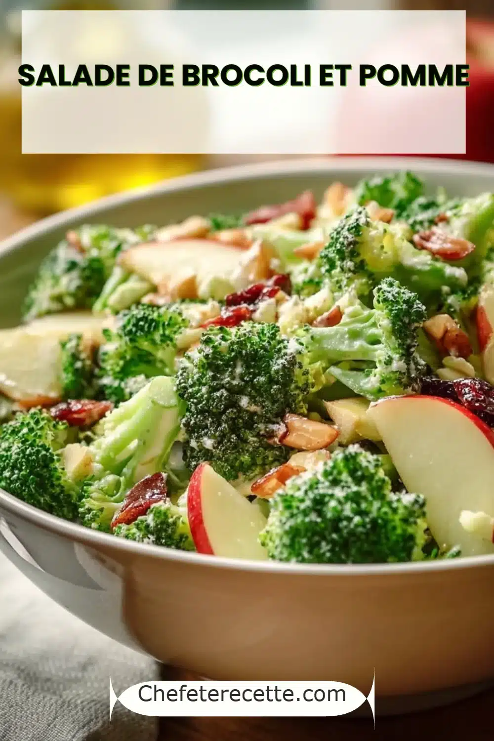 Salade de Brocoli et Pomme