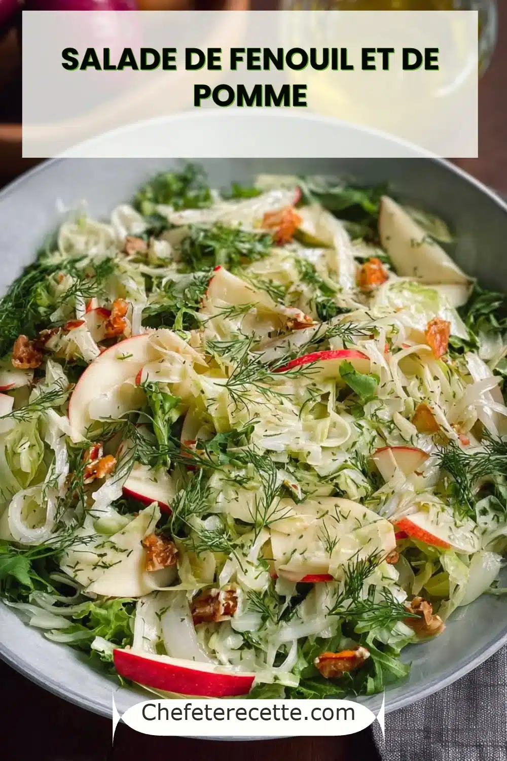 Salade de fenouil et de pomme