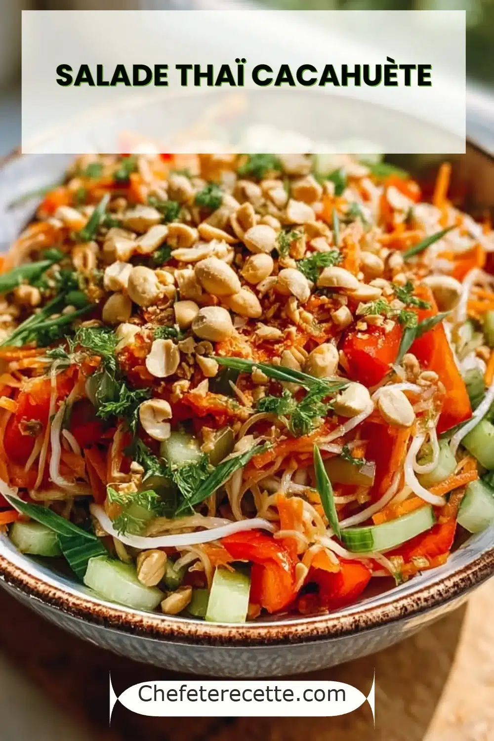 Salade Thaï Cacahuète