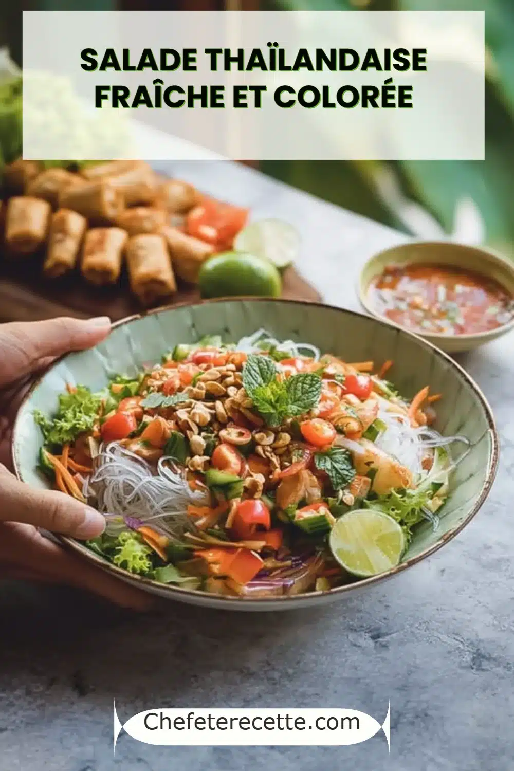Salade Thaïlandaise Fraîche et Colorée