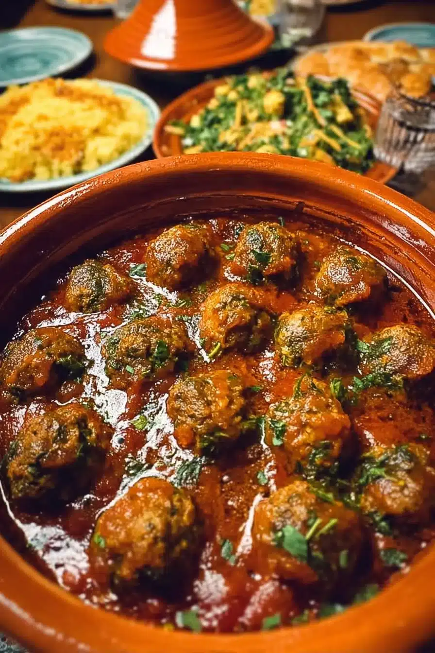 Tajine de Boulettes de Viande savoureux et appétissant