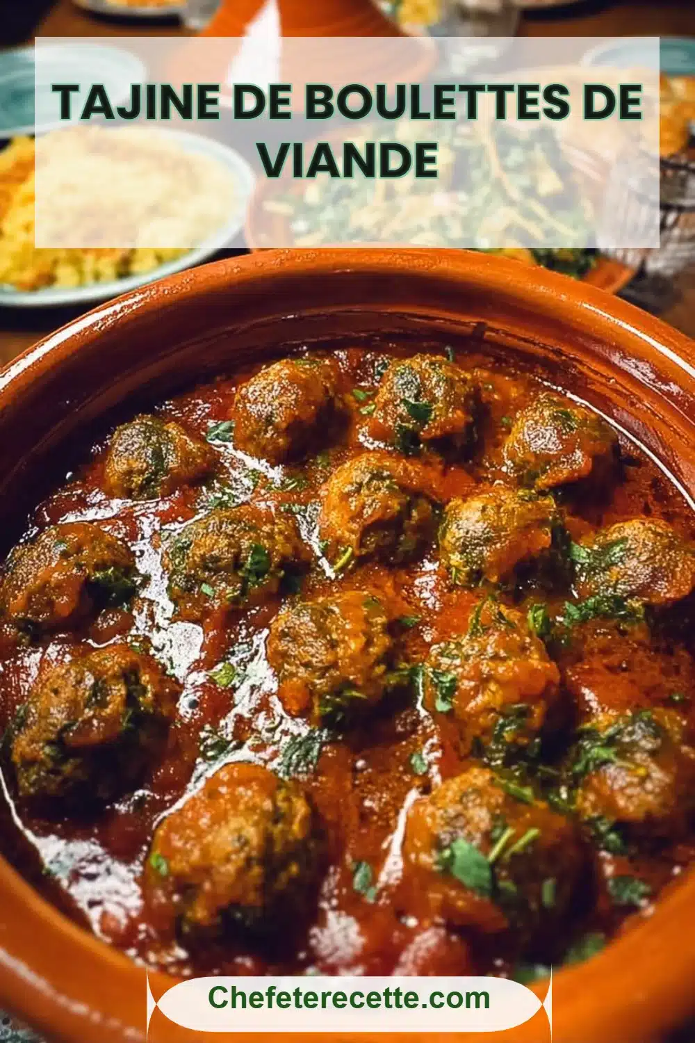 Tajine de Boulettes de Viande