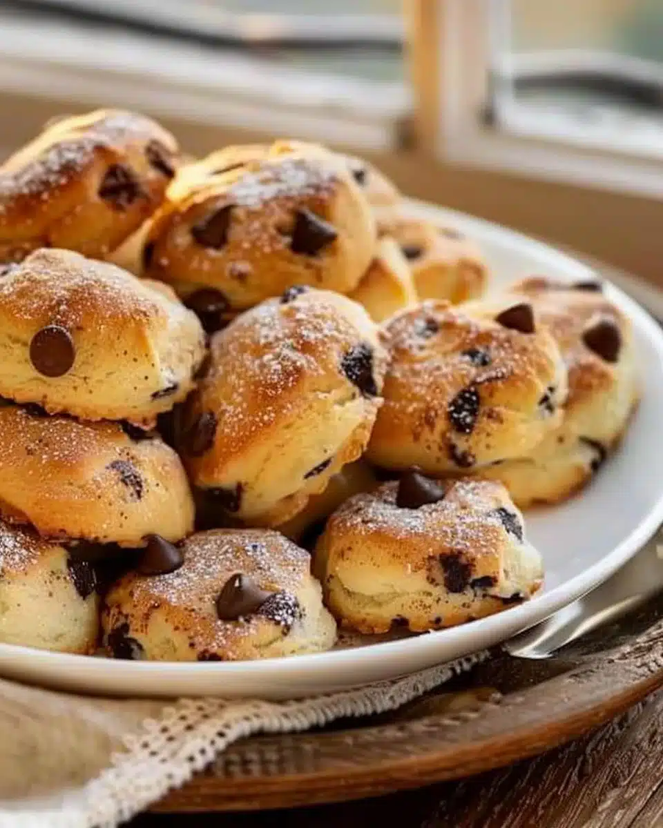 BISCUITS 5 MINUTES AU YAOURT ET AUX PÉPITES DE CHOCOLAT