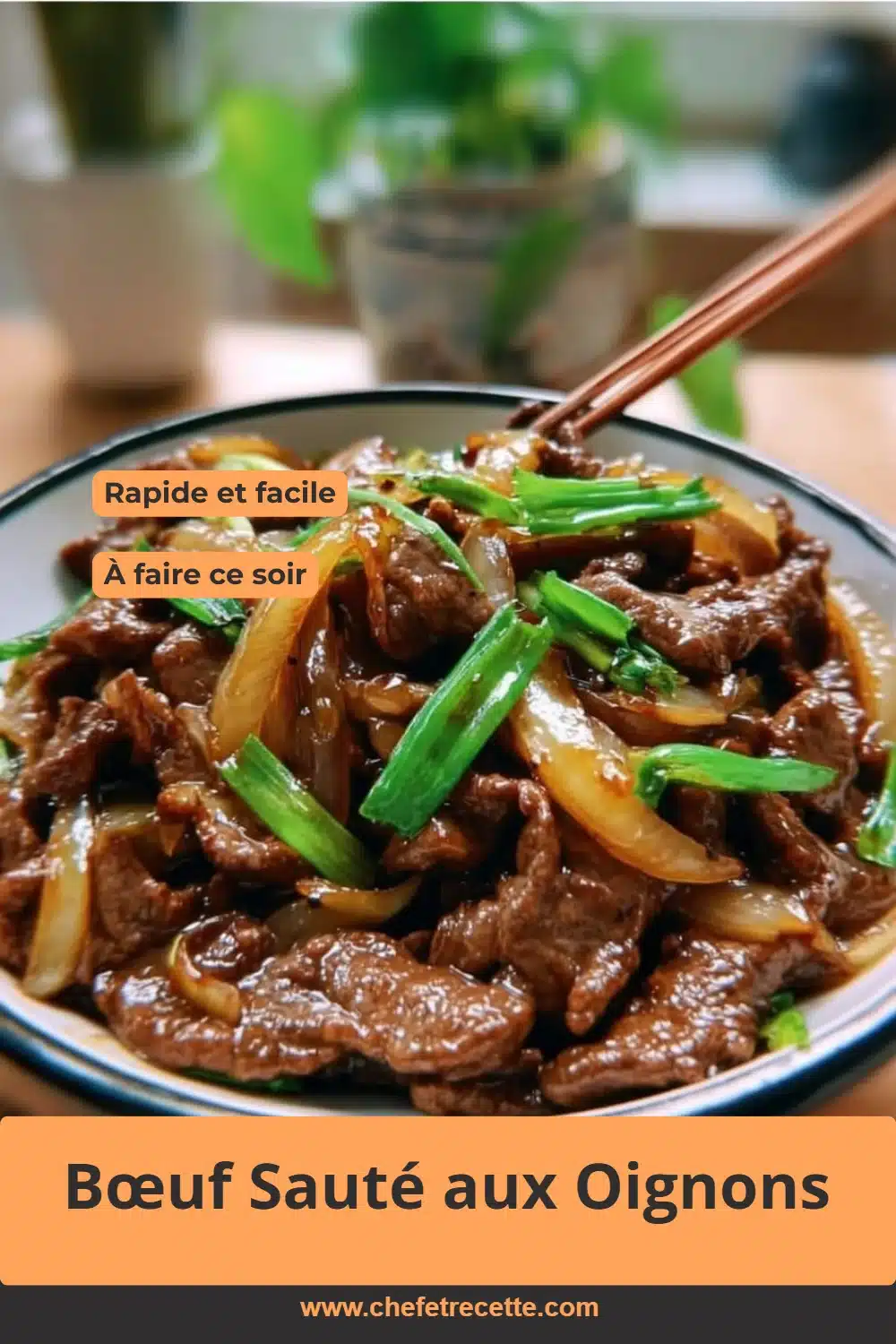 Bœuf Sauté aux Oignons