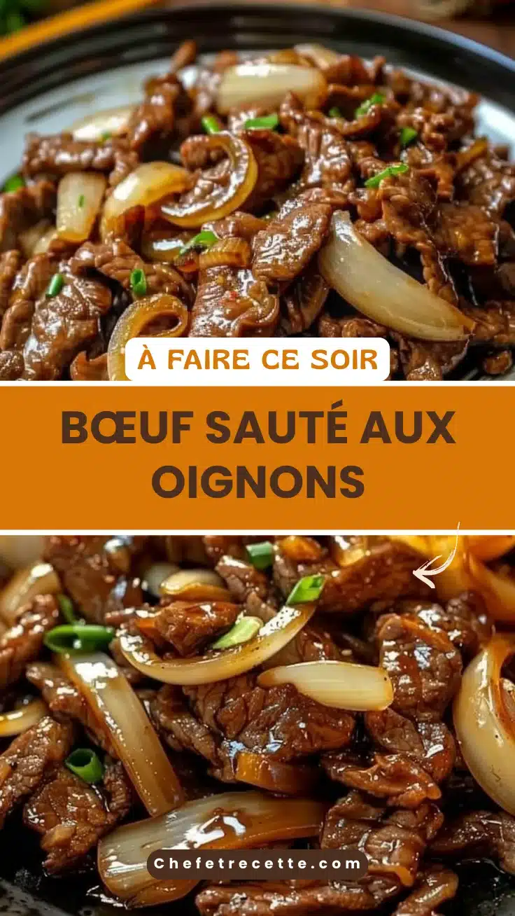 Bœuf sauté aux oignons