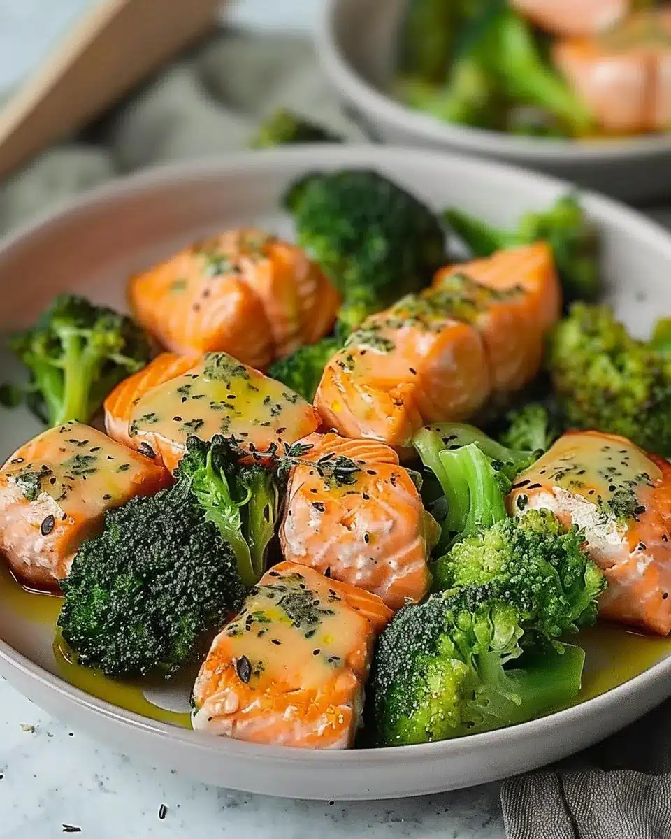 Bol de saumon et brocoli express pour un repas rapide et sain