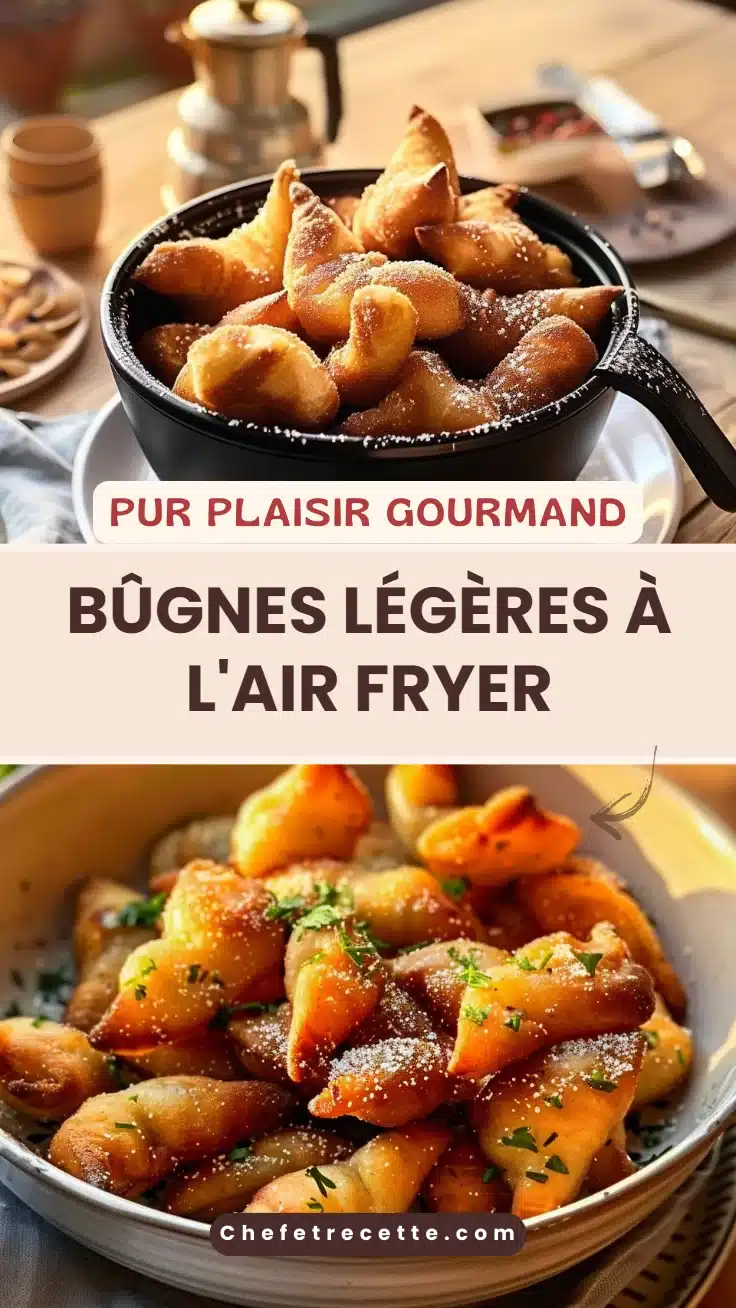 Bûgnes légères à l'air fryer