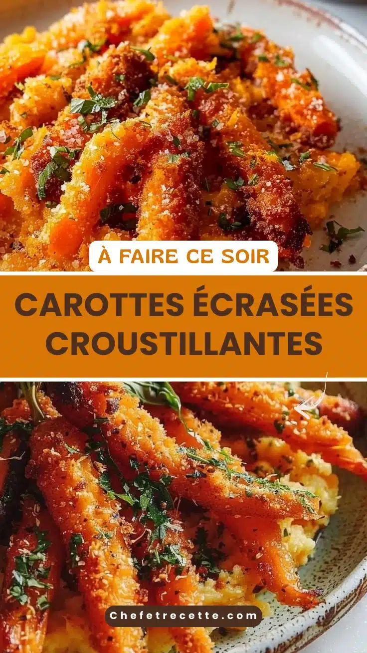 Carottes Écrasées Croustillantes
