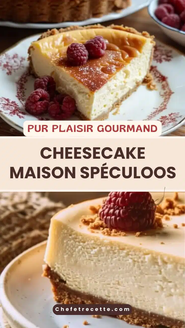 Cheesecake maison spéculoos