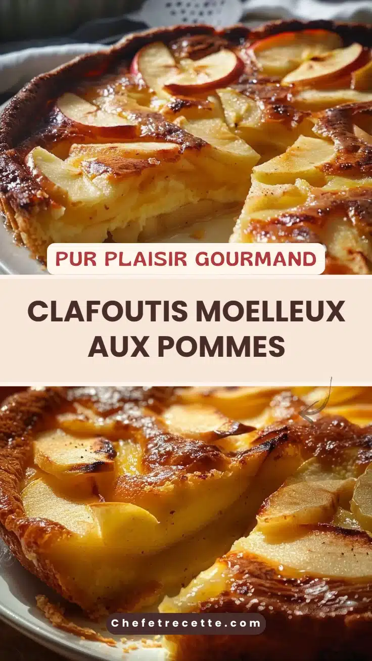 Clafoutis moelleux aux pommes