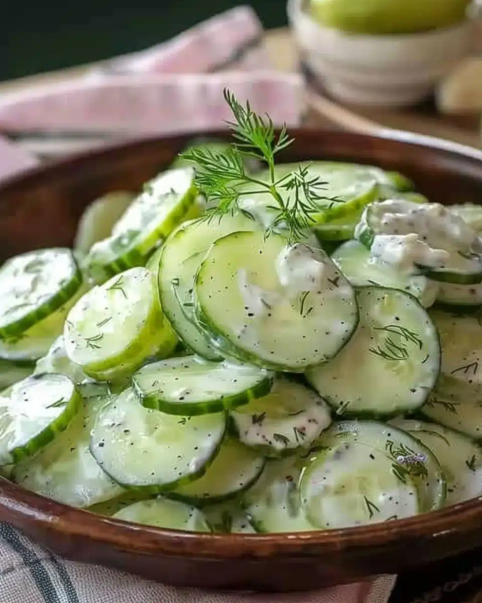 Salade de concombre au yaourt - Cacık / Tzatziki