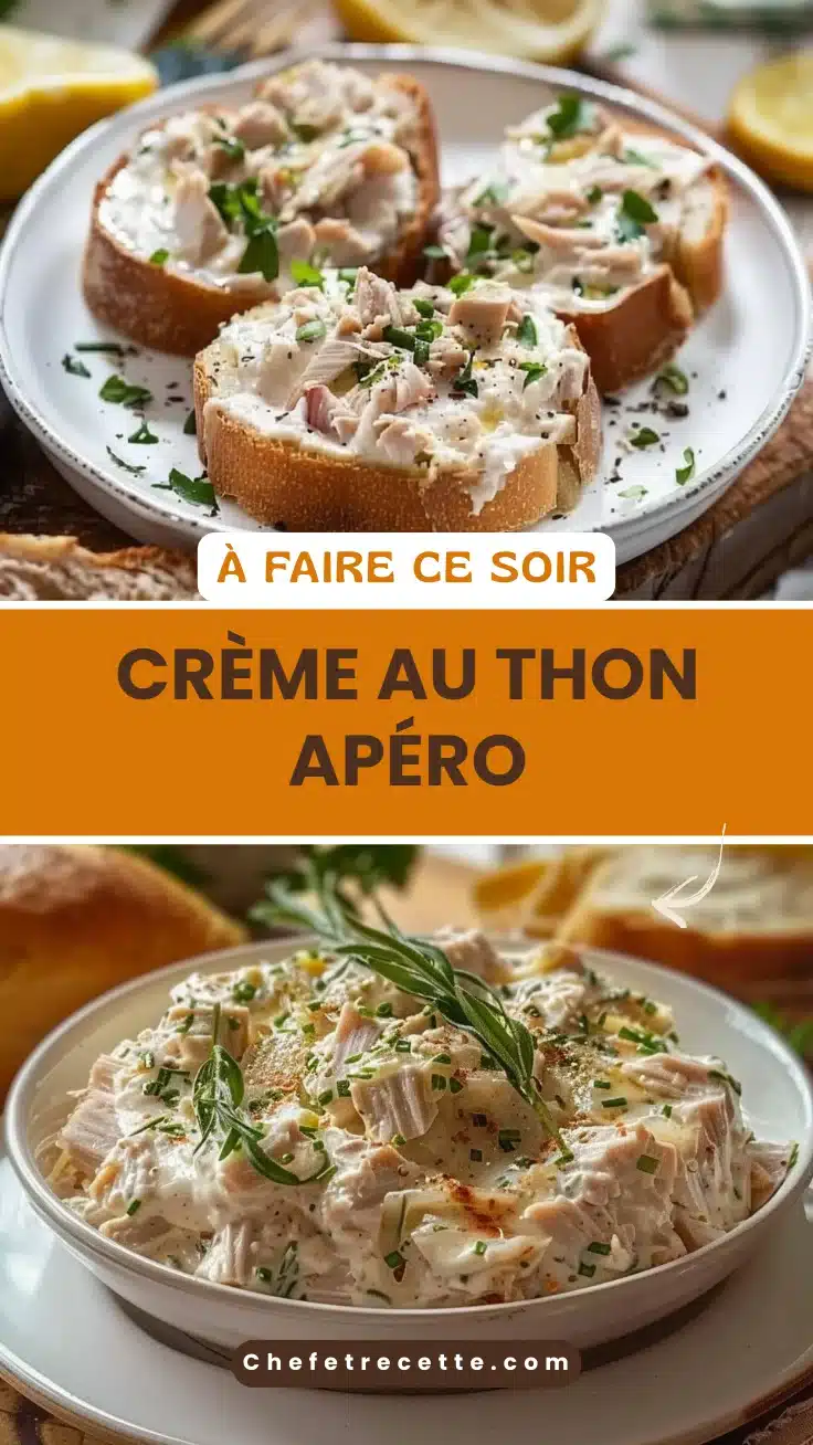 Crème au thon apéro