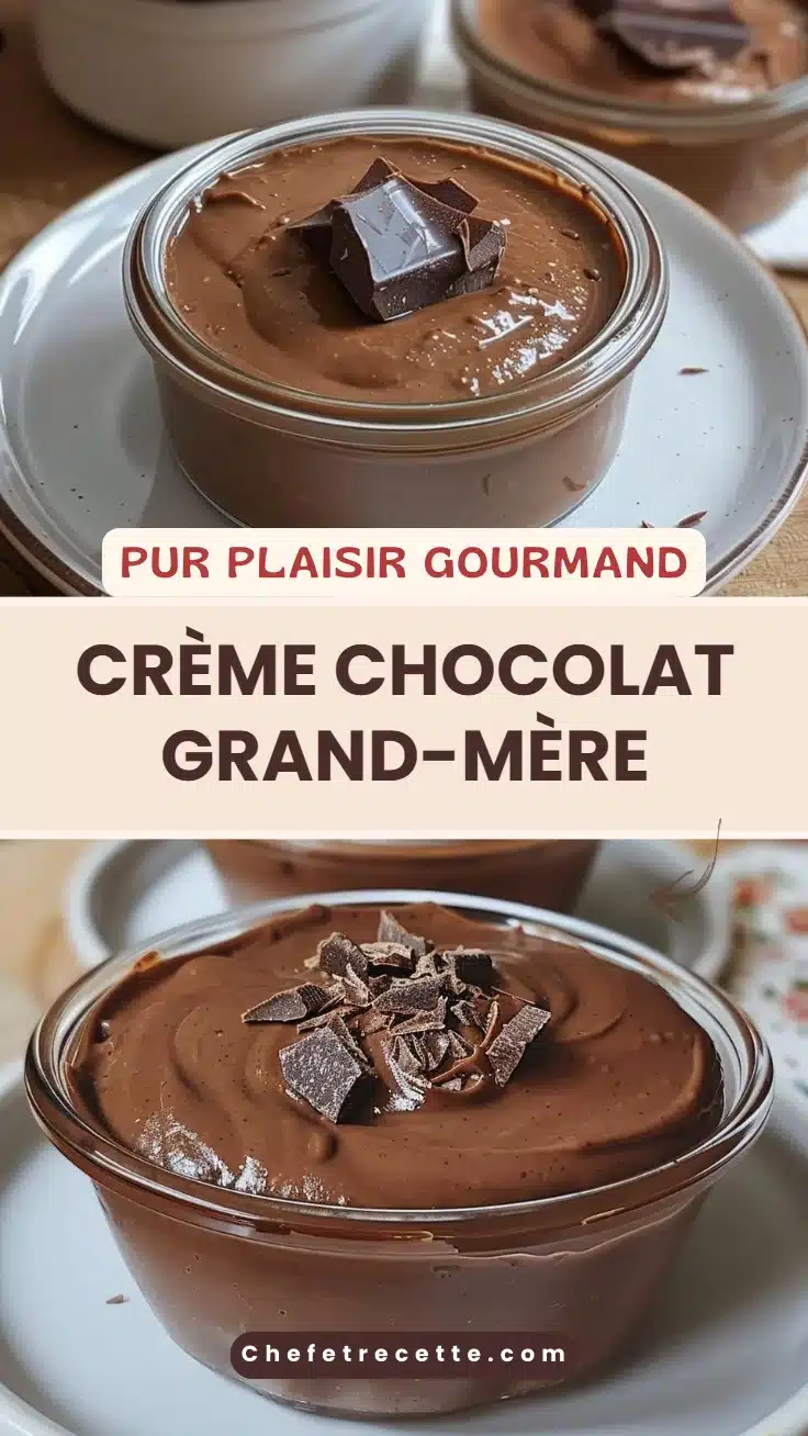 Crème chocolat grand-mère