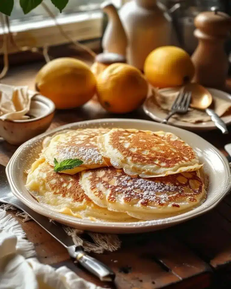 Crêpes délicieuses prêtes rapidement pour des matins savoureux