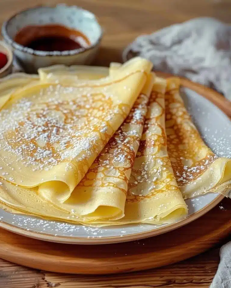 Crêpes maison inratables prêtes à être dégustées avec garnitures