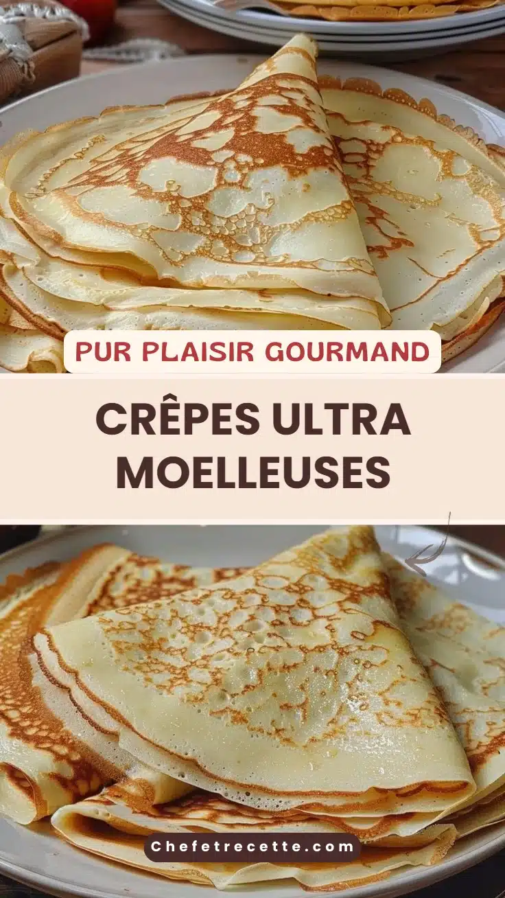 Crêpes ultra moelleuses