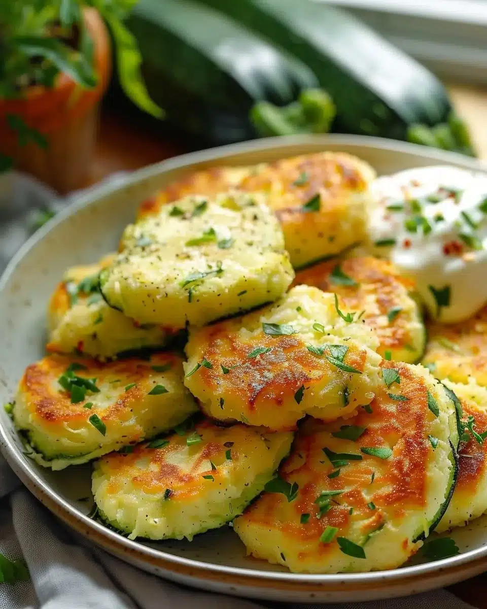 Salty clouds made from zucchini