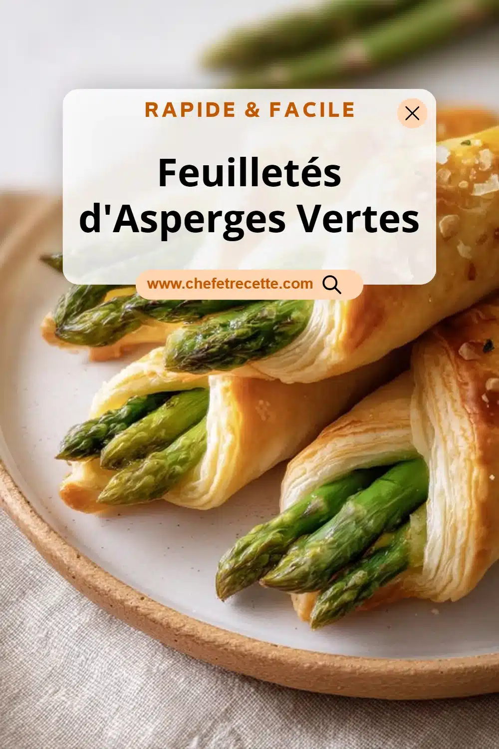 Feuilletés d'Asperges Vertes