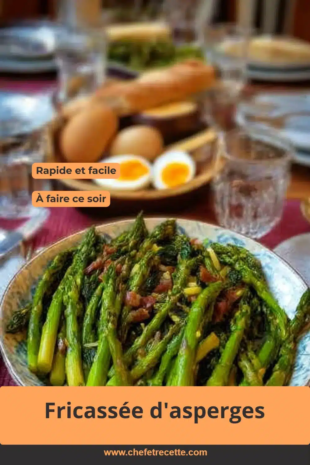 Fricassée d'asperges