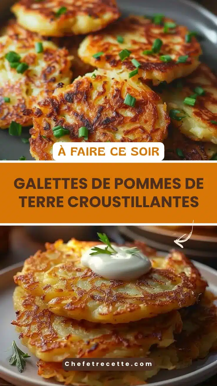 Galettes de pommes de terre croustillantes