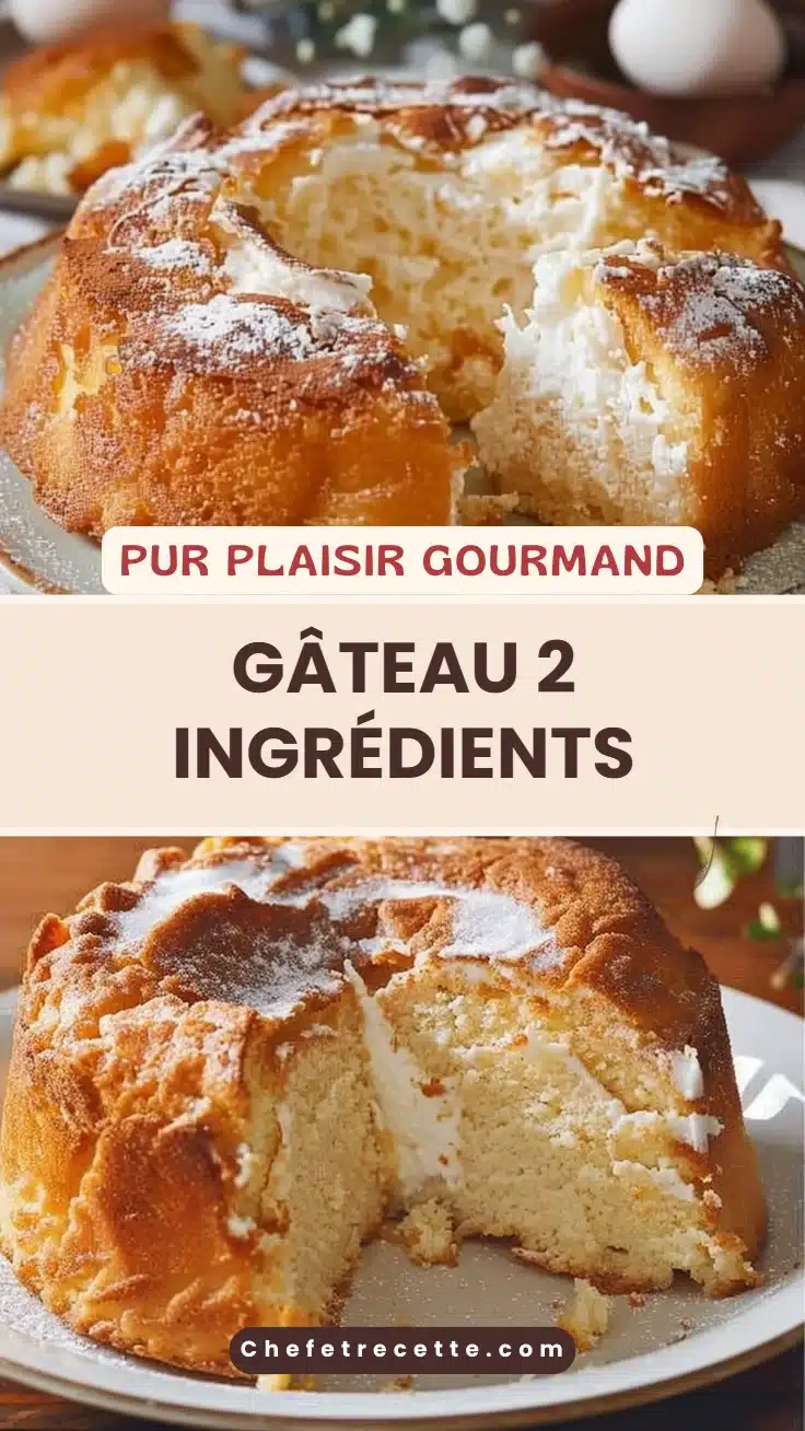 Gâteau 2 ingrédients
