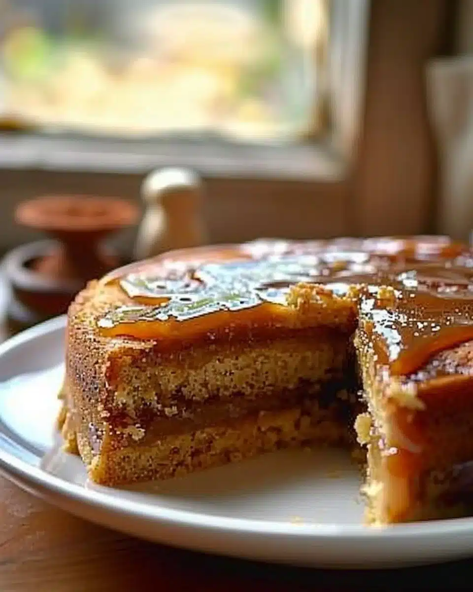 Gâteau au caramel beurre salé