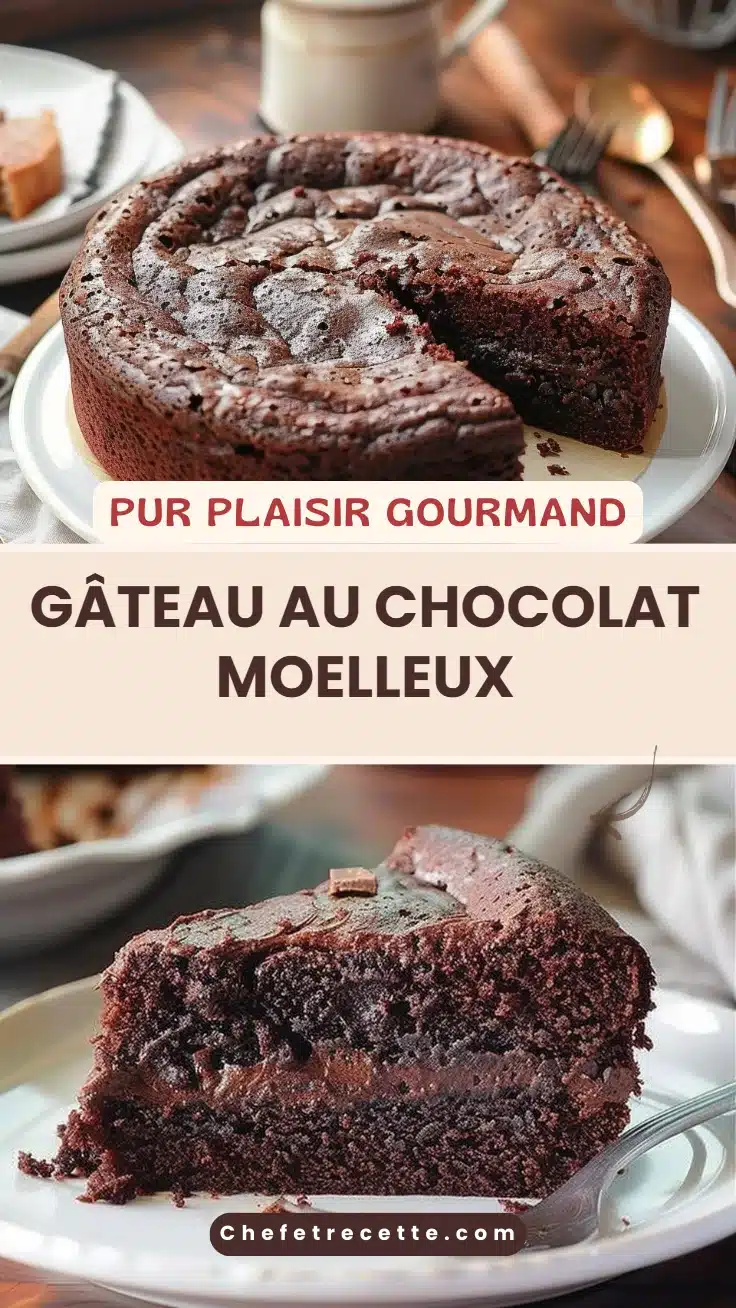 Gâteau au chocolat moelleux